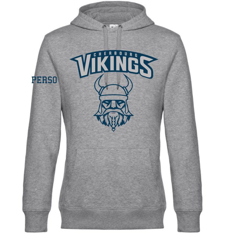 Sweat à capuche les Vikings de Cherbourg