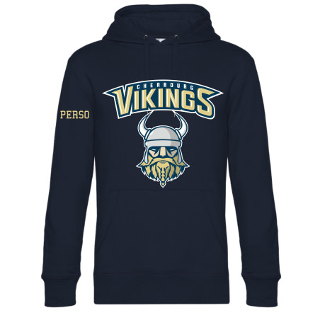 Sweat à capuche les Vikings de Cherbourg